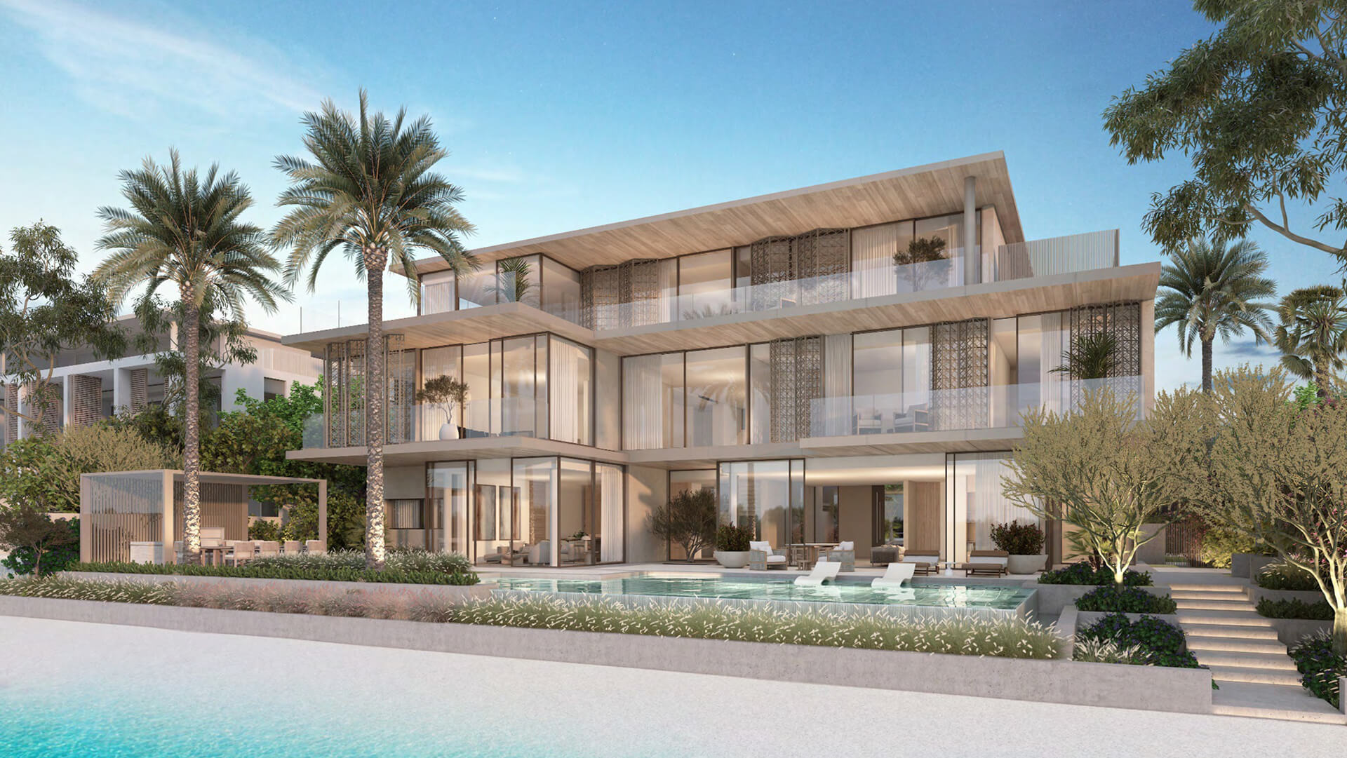 Villas and residences on Palm Jebel Ali