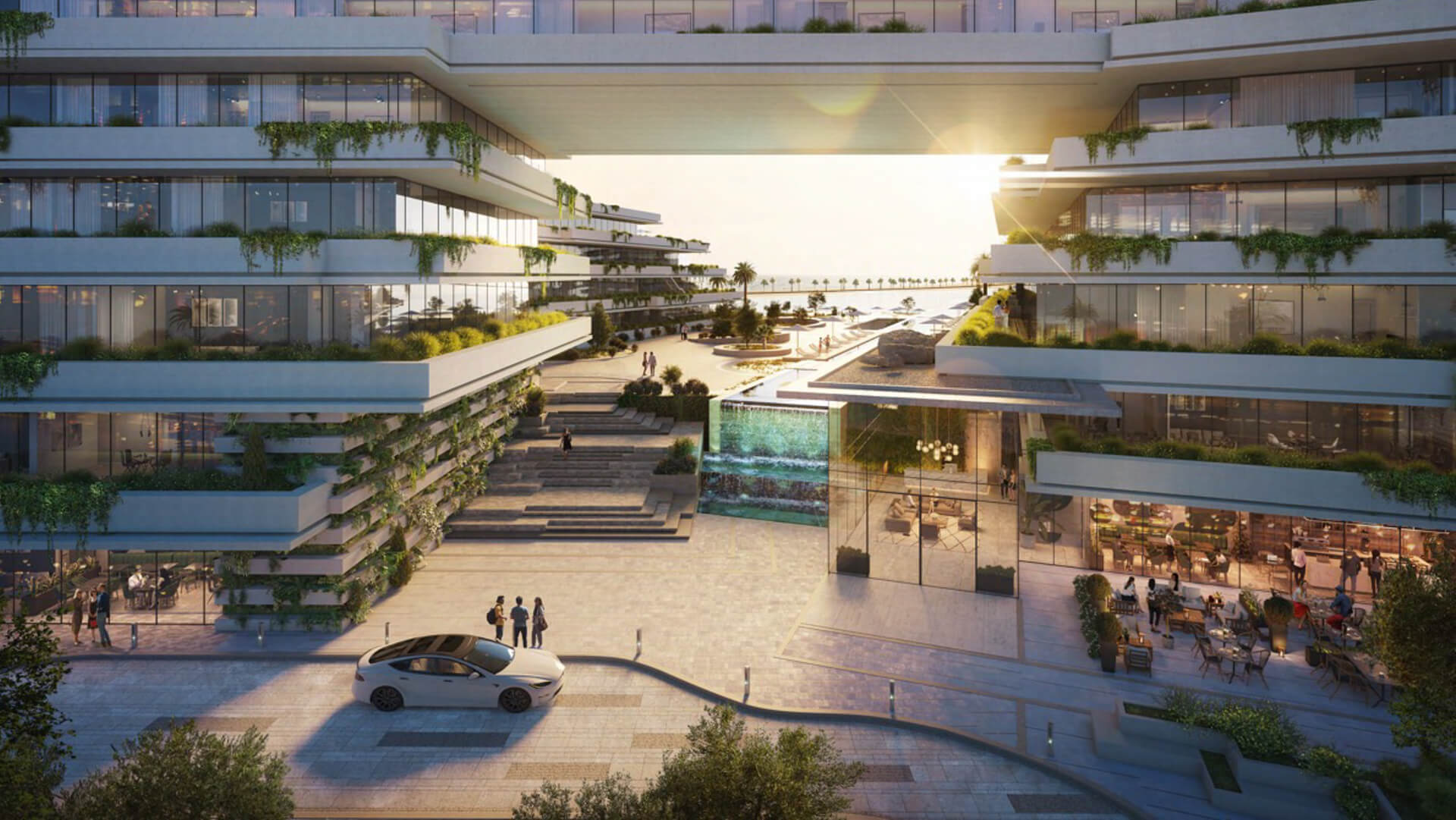 Services and infrastructure of Palm Jebel Ali